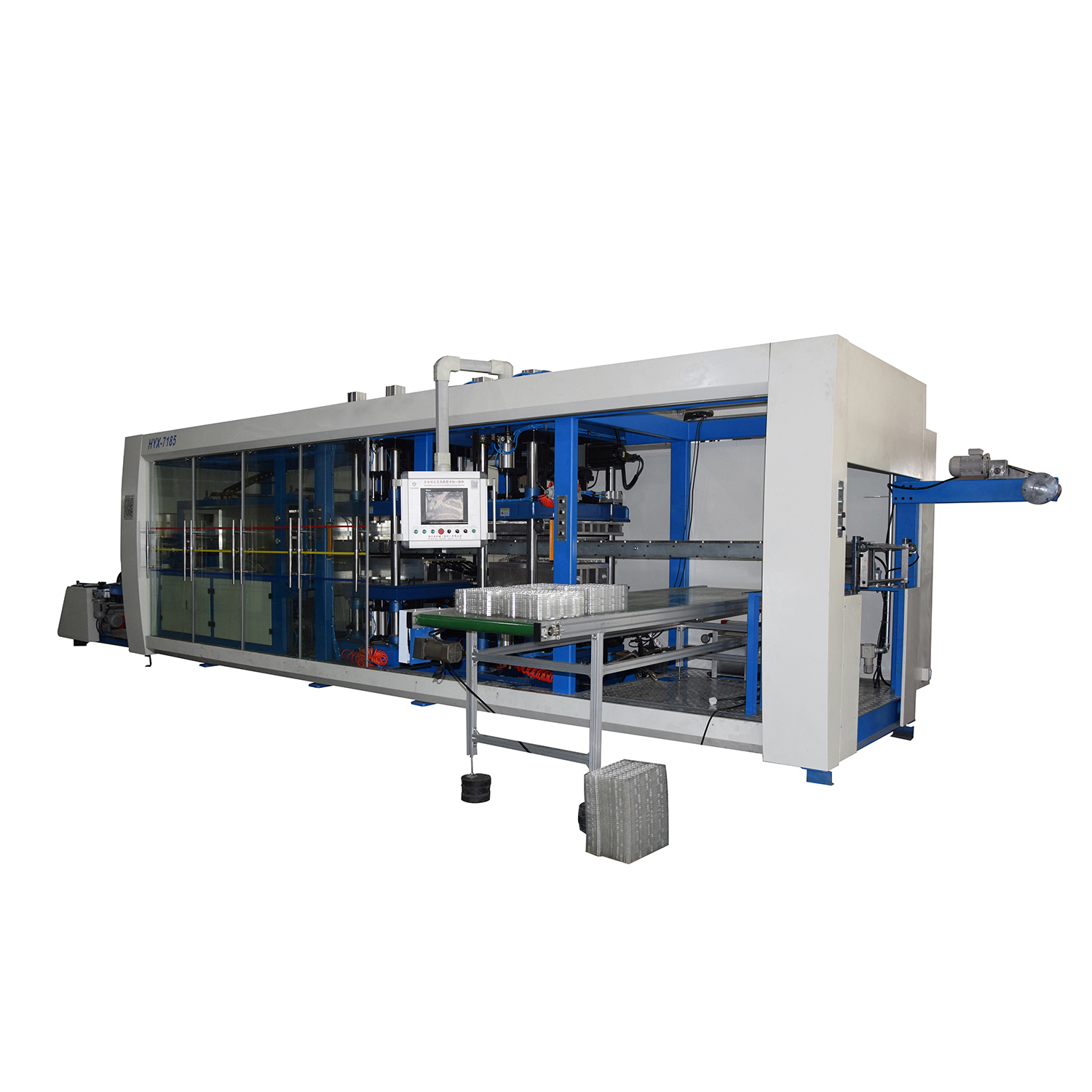 HYX-850全自動正負(fù)壓四工位一體吸塑機(jī)